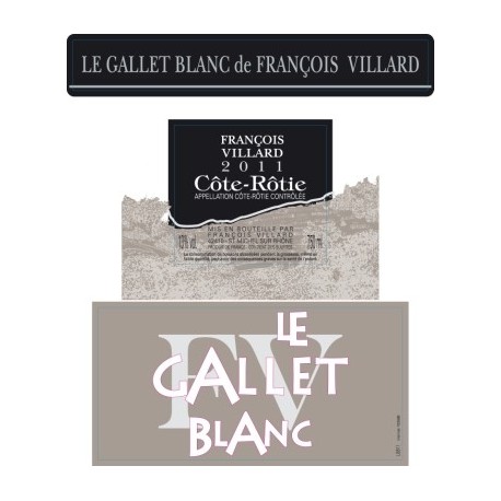 Domaine François Villard Cote-Rotie "Le Gallet Blanc" red 2011