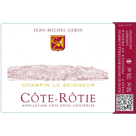 Domaine Jean-Michel Gerin Cote-Rotie "Champin Le Seigneur" red 2017 MAGNUM