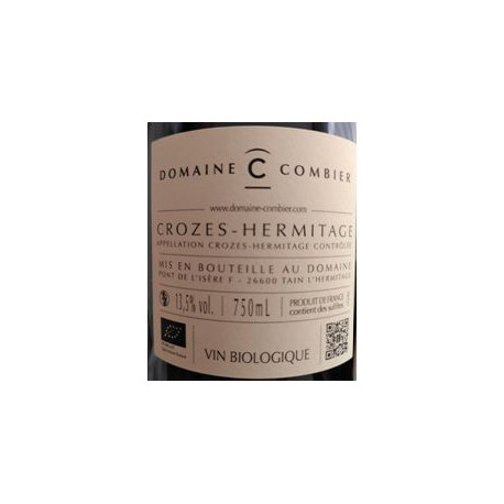 Domaine Combier Crozes-Hermitage Domaine rouge 2018 contre etiquette magnum
