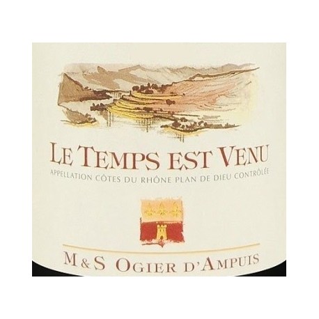Domaine Michel et Stéphane Ogier "Le Temps est Venu" (Grenache) rouge 2012 (75 cl)