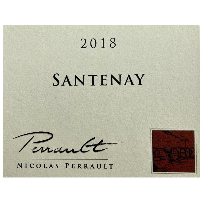 Domaine Nicolas Perrault Santenay rouge 2018 etiquette