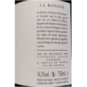 la rosine syrah de Stephane Ogier 2018 contre etiquette