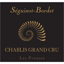 Domaine Séguinot-Bordet Chablis Grand Cru "Les Preuses" blanc sec 2018 bouteille