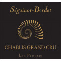 Domaine Séguinot-Bordet Chablis Grand Cru "Les Preuses" blanc sec 2018 etiquette