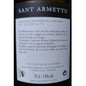 Domaine Sant Armettu Burghese blanc sec 2017 contre etiquette