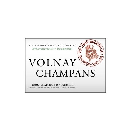 Domaine Marquis d'Angerville Volnay 1er Cru "Champans" red 2018