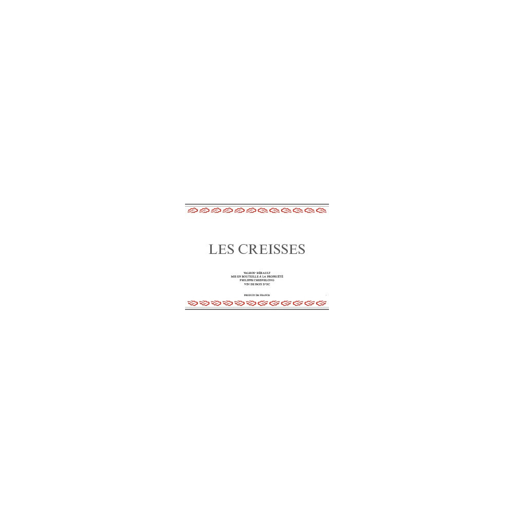 Domaine des Creisses "Les Brunes" rouge 2016