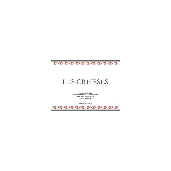 Domaine des Creisses "Les Brunes" rouge 2016