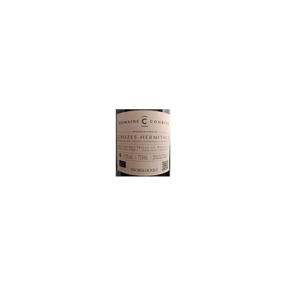 Domaine Combier Crozes-Hermitage Domaine rouge 2019 contre etiquette