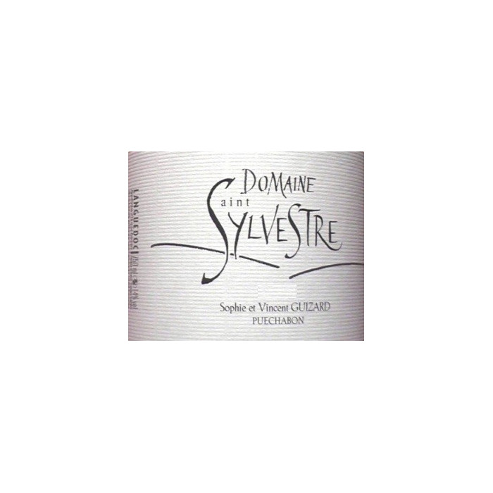 Domaine Saint Sylvestre terrasses du larzac rouge 2018 etiquette