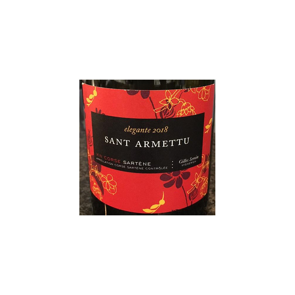 Domaine Sant Armettu Sartene Elegante red 2018
