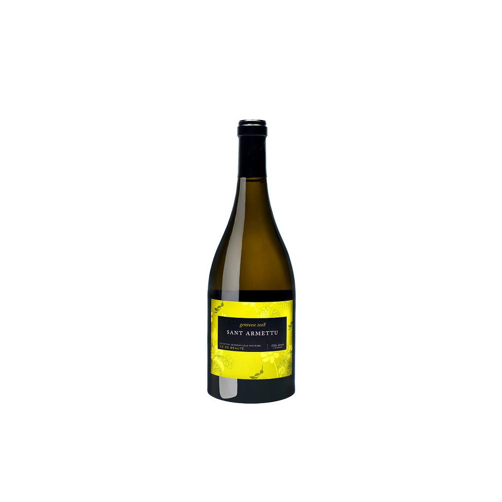 Domaine Sant Armettu Genovese blanc sec 2018 bouteille