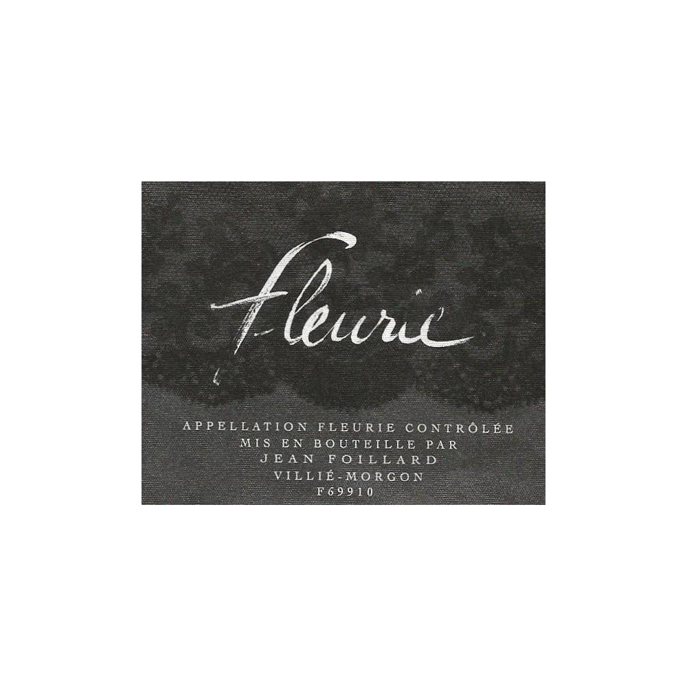 Jean-foillard-Fleurie-2018-etiquette