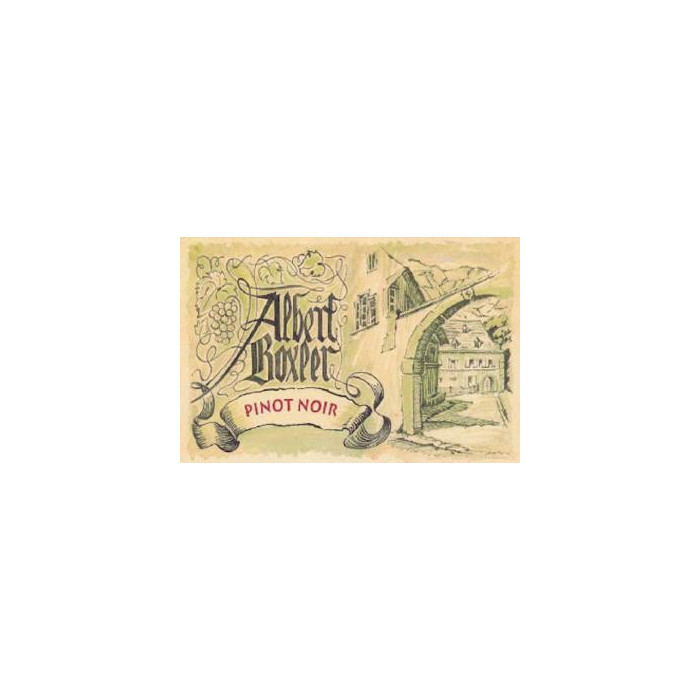 Domaine Boxler pinot noir rouge 2019 etiquette