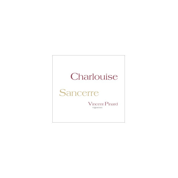 Vincent Pinard Sancerre "Charlouise" rouge 2018 etiquette