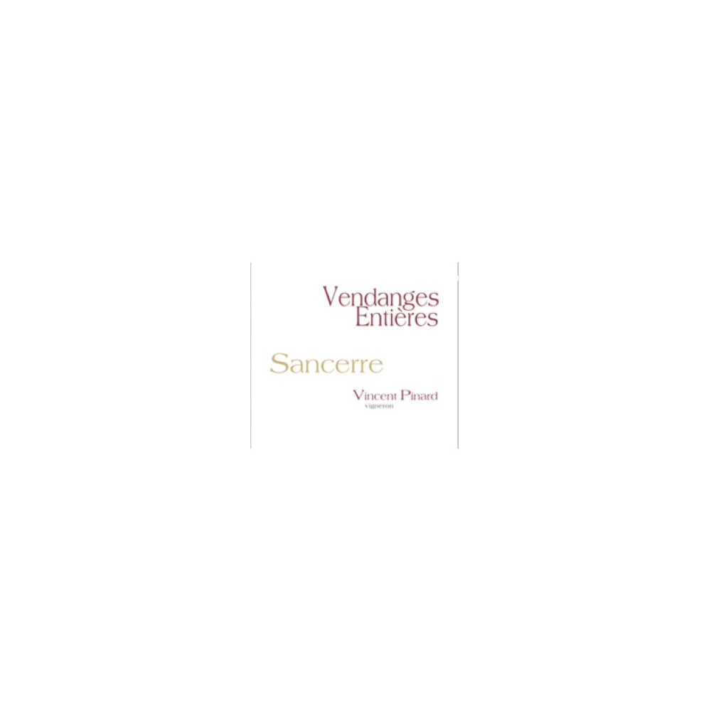 Vincent Pinard Sancerre Vendanges Entières 2018 etiquette