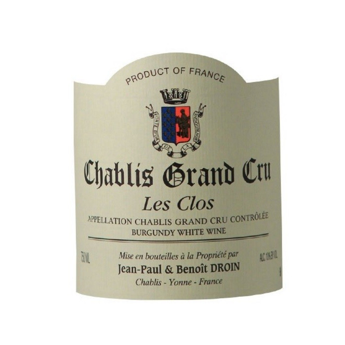 Domaine Droin Chablis Grand Cru "Les Clos" 2019