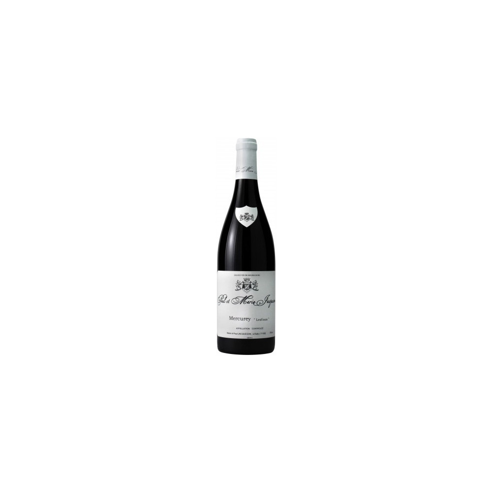 Domaine Paul et Marie Jacqueson Mercurey Les Vaux rouge 2019 bouteille