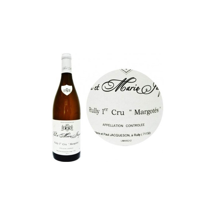 Domaine Paul et Marie Jacqueson Rully 1er Cru Les Margotes blanc 2019 bouteille