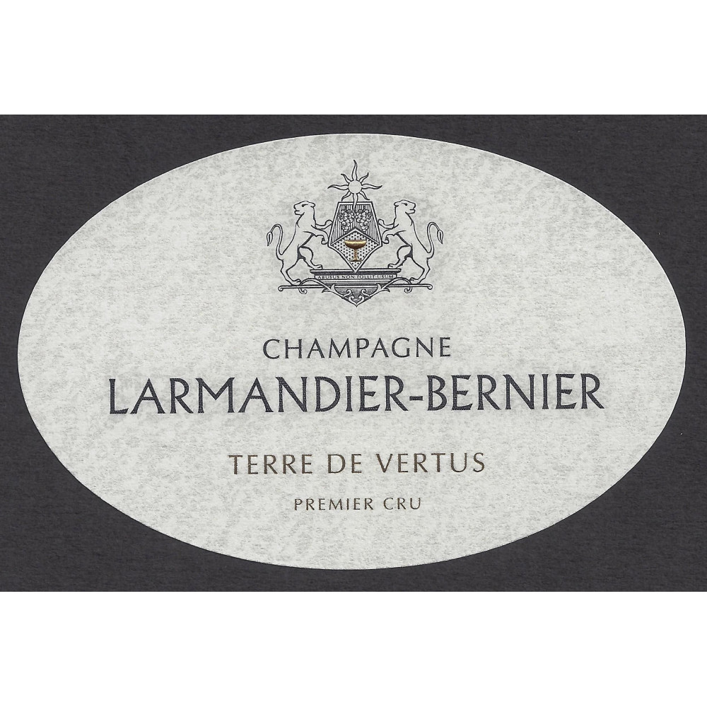 Champagne Larmandier-Bernier "Terre de Vertus" 1er cru Blanc de Blancs Non Dosé 2013 etiquette