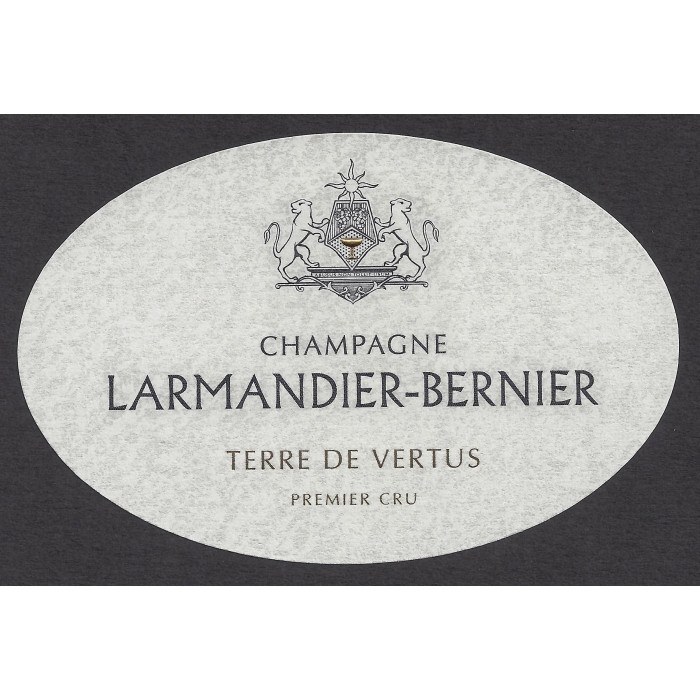 Champagne Larmandier-Bernier "Terre de Vertus" 1er cru Blanc de Blancs Non Dosé 2013 etiquette