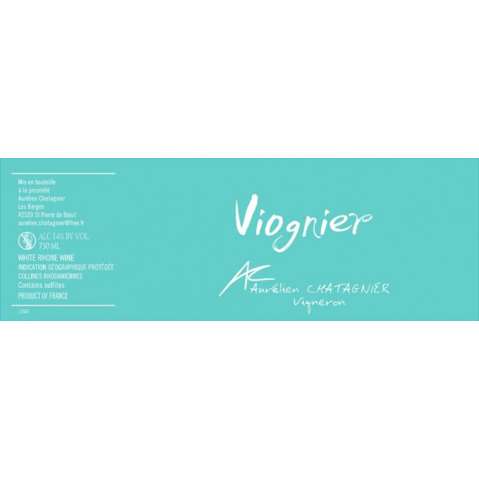 Domaine Aurélien Chatagnier  Viognier 2018