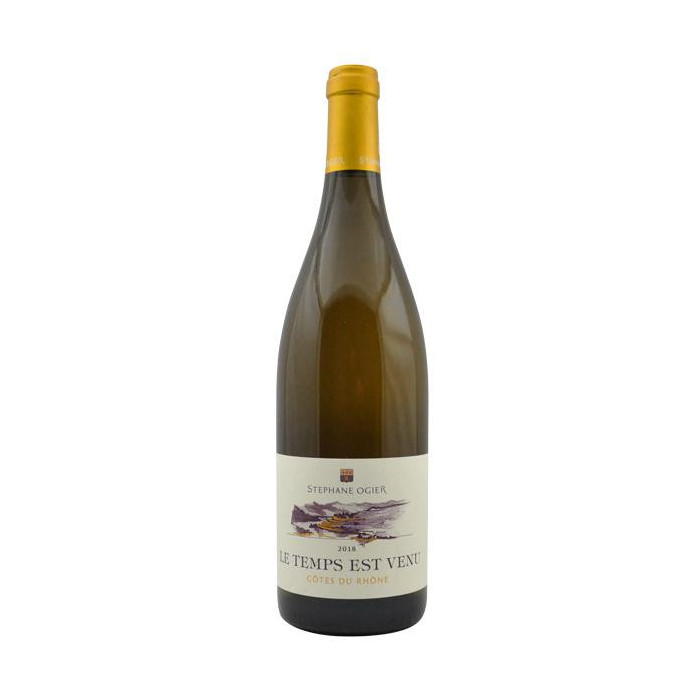 Domaine Stéphane Ogier "Le Temps est Venu" (Grenache) blanc sec 2019 bouteille