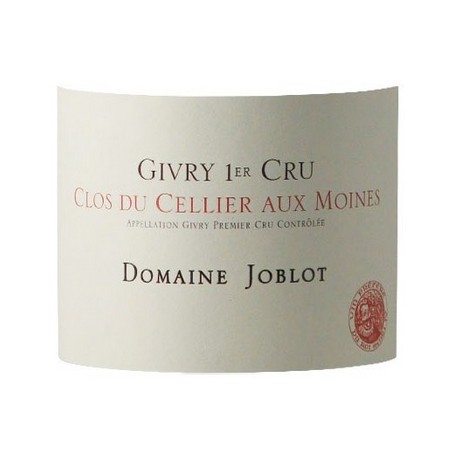 Domaine Joblot Givry 1er Cru Clos du Cellier Aux Moines  rouge 2019 bouteille