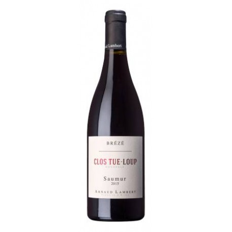 Domaine Arnaud Lambert Saumur (Brézé) "Clos Tue-Loup" rouge 2016 bouteille