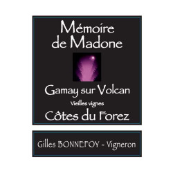 Les Vins de la Madone Côtes du Forez Vieilles Vignes "Mémoire de Madonne" rouge 2020 bouteille