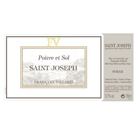 Domaine François Villard Saint-Joseph "Poivre et Sol" red 2012