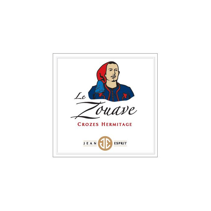 Domaine Jean Esprit Crozes Hermitage "Le Zouave" rouge 2019 etiquette