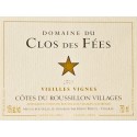 Le Clos des Fees Cotes du Roussillon Villages Vieilles Vignes 2018 etiquette
