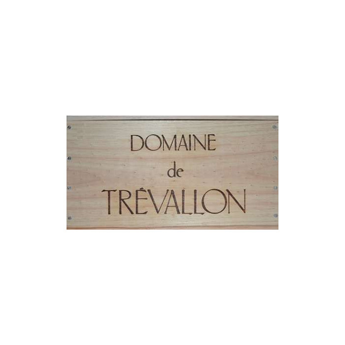 Domaine de Trévallon rouge 2018 caisse bois