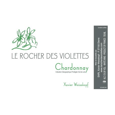 Le Rocher des Violettes "Chardonnay" dry white 2019