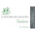 Le Rocher des Violettes "Chardonnay" blanc 2019 etiquette