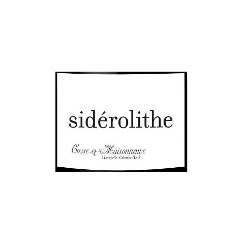 Domaine Cosse-Maisonneuve "Sidérolithe" (100% CF) rouge 2018 bouteille 2