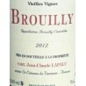 Domaine Jean-Claude Lapalu Brouilly "Vieilles Vignes" red 2013
