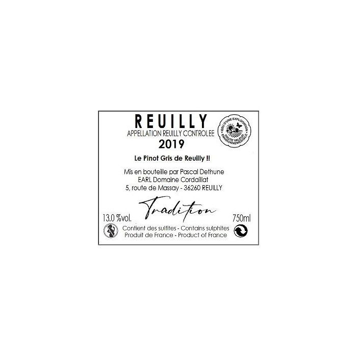 Domaine Cordaillat Reuilly "Tradition" pink 2019