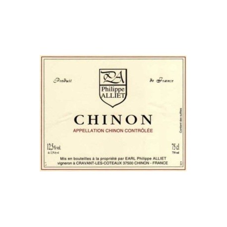 Domaine Philippe Alliet Chinon "Tradition" 2019 etiquette