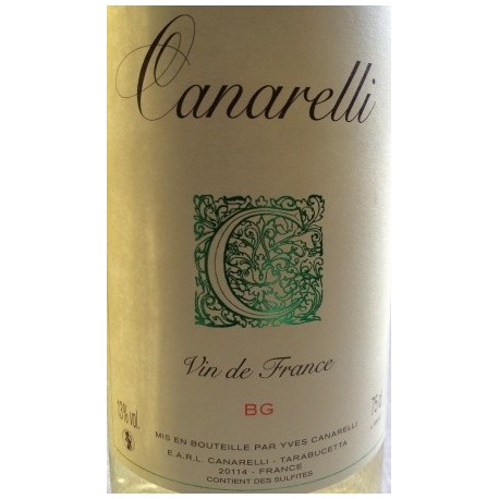 Clos Canarelli "BG" (bianco gentile) 2013
