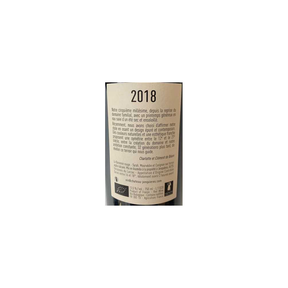 Chateau de Jonquieres Terrasses du Larzac "Lansade" red 2018