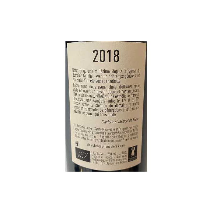 Chateau de Jonquieres Terrasses du Larzac "Lansade" red 2018