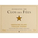 Clos des Fees grenache blanc Vieilles Vignes 2018 etiquette