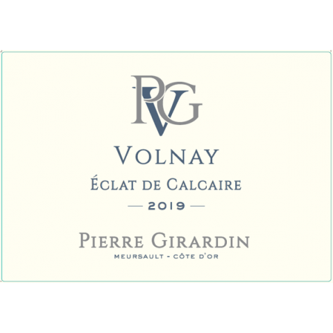 Domaine Pierre Girardin Volnay "Eclat de Calcaire" rouge 2019 bouteille
