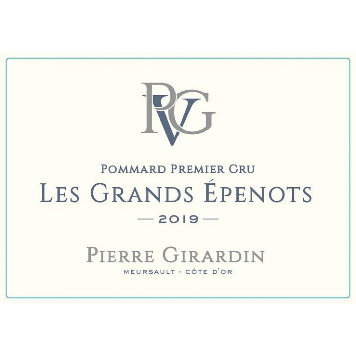 Domaine Pierre Girardin Pommard 1er Cru "Les Grands Epenots" rouge 2019 etiquette
