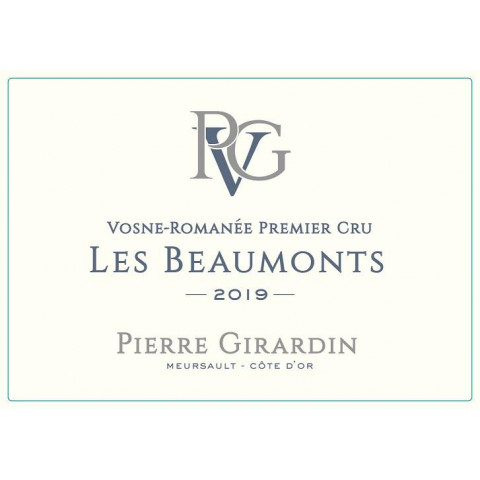 Domaine Pierre Girardin Vosne Romanée 1er Cru "Les Beaumont" rouge 2019