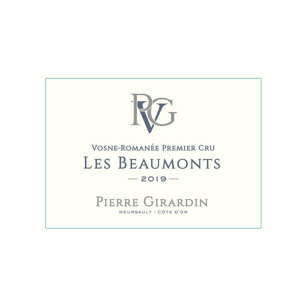 Domaine Pierre Girardin Vosne Romanée 1er Cru "Les Beaumont" rouge 2019
