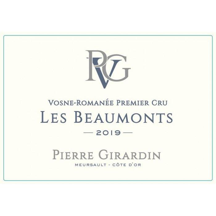 Domaine Pierre Girardin Vosne Romanée 1er Cru "Les Beaumont" rouge 2019