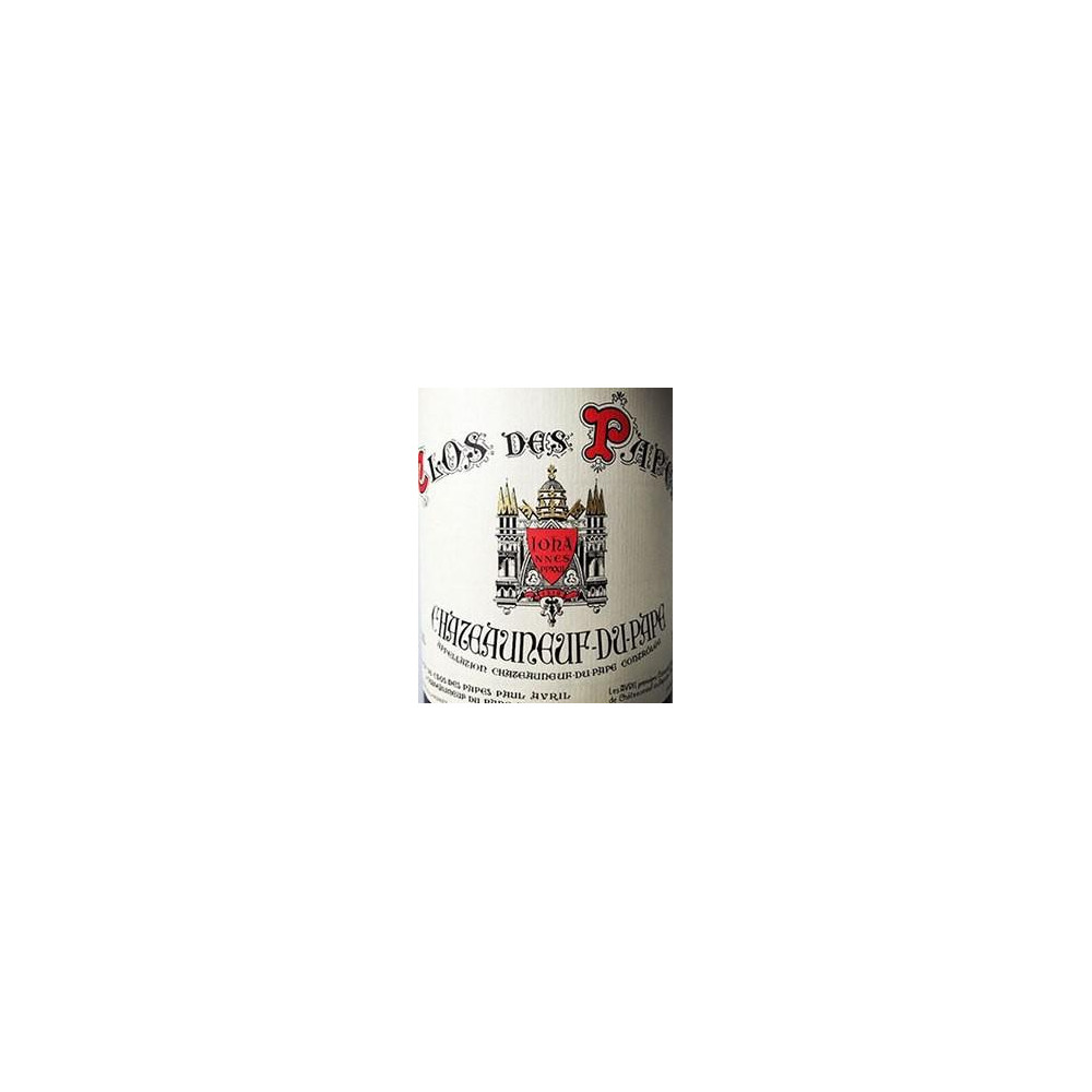 Chateauneuf du pape clos des papes rouge 2011 étiquette